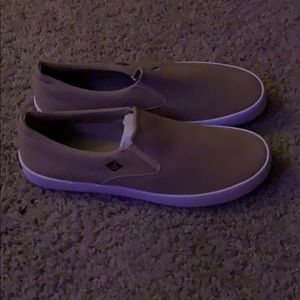 Tan Sperry slip on